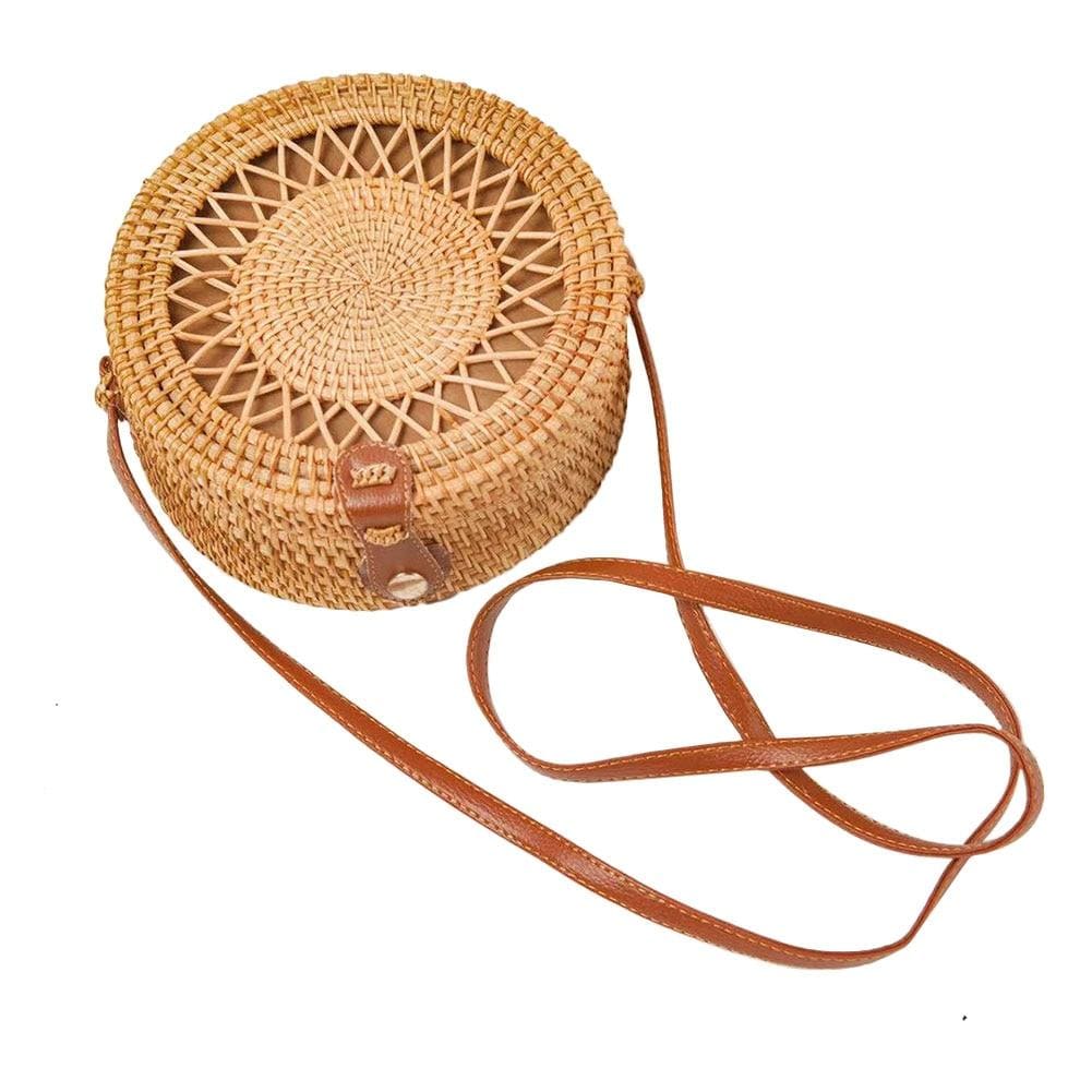 Women's Rattan Messenger Bag | Stylish Handbag 5