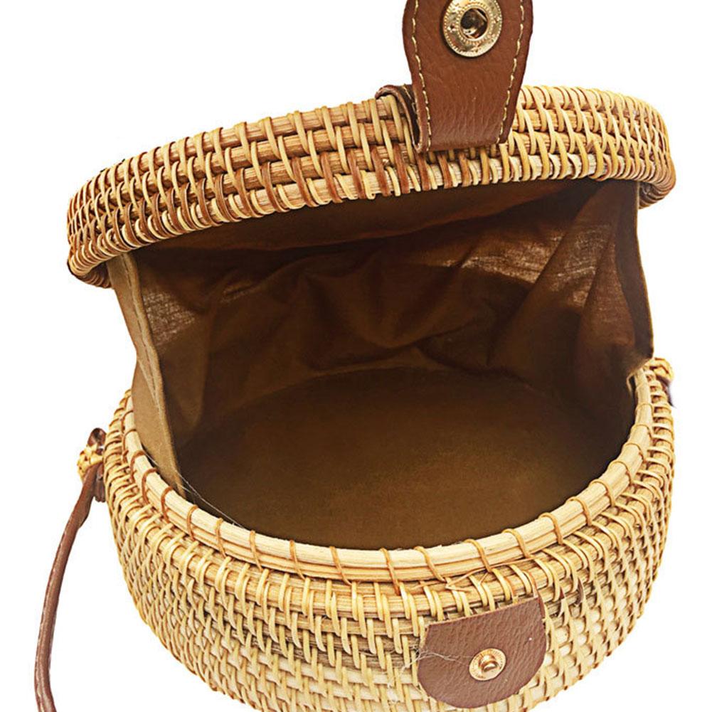 Women's Rattan Messenger Bag | Stylish Handbag 4