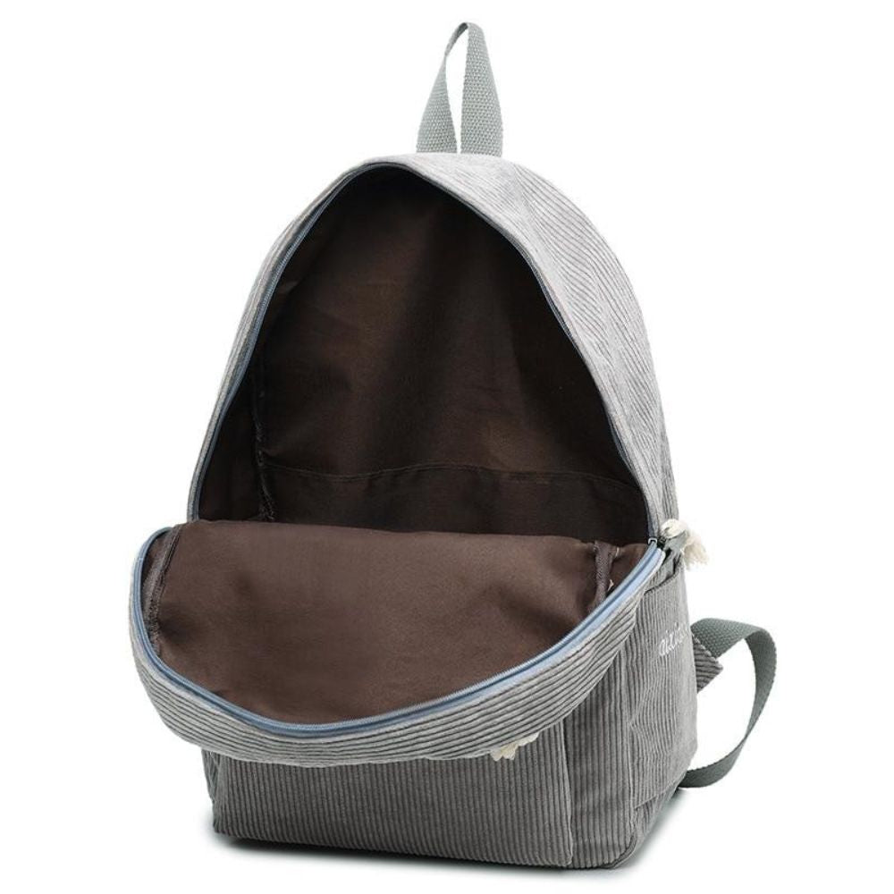 Men's Corduroy Laptop Travel Backpack