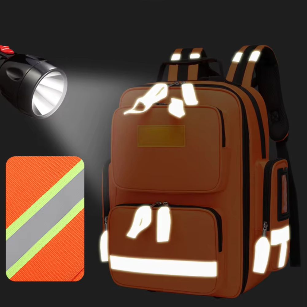 Essential First Aid Emergency Travel Backpack | High-Visibility