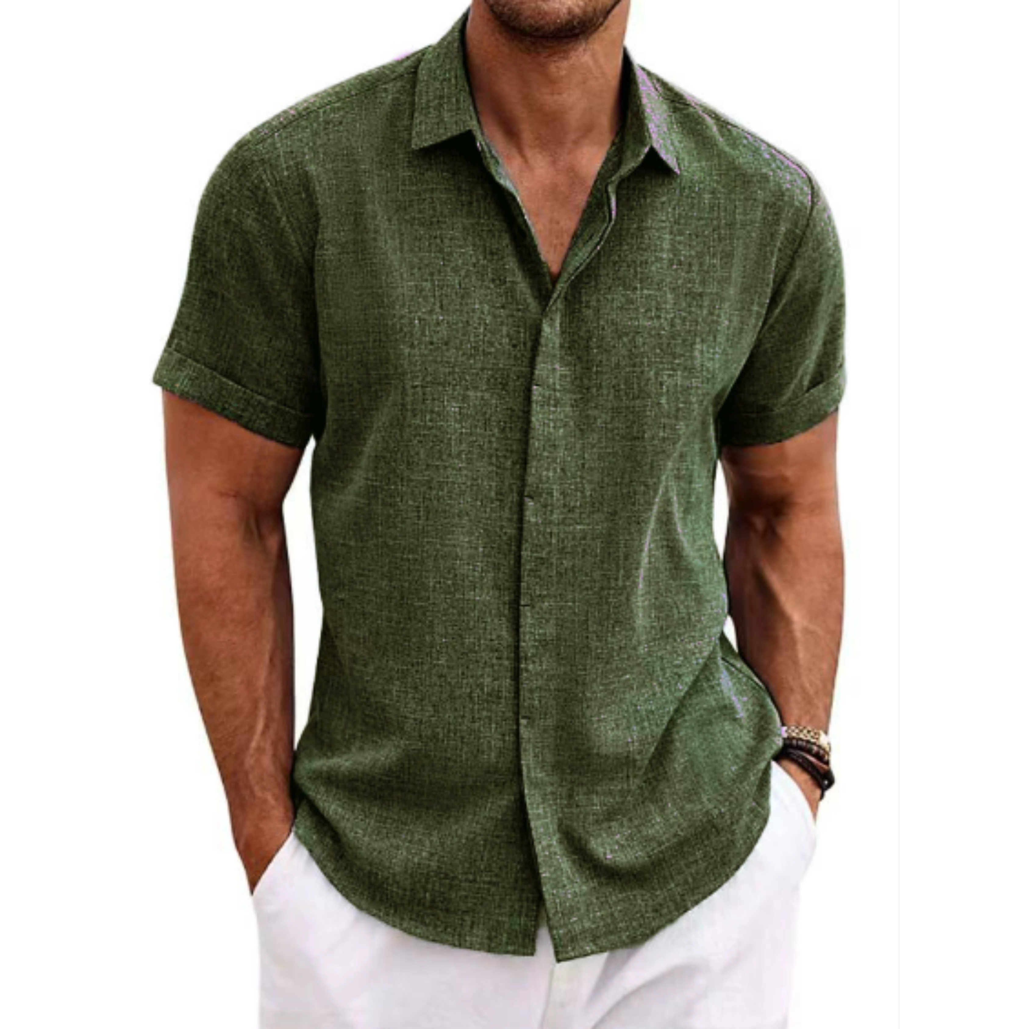 Men's Button-Up Linen Shirt | Timeless, Lightweight and Versatile