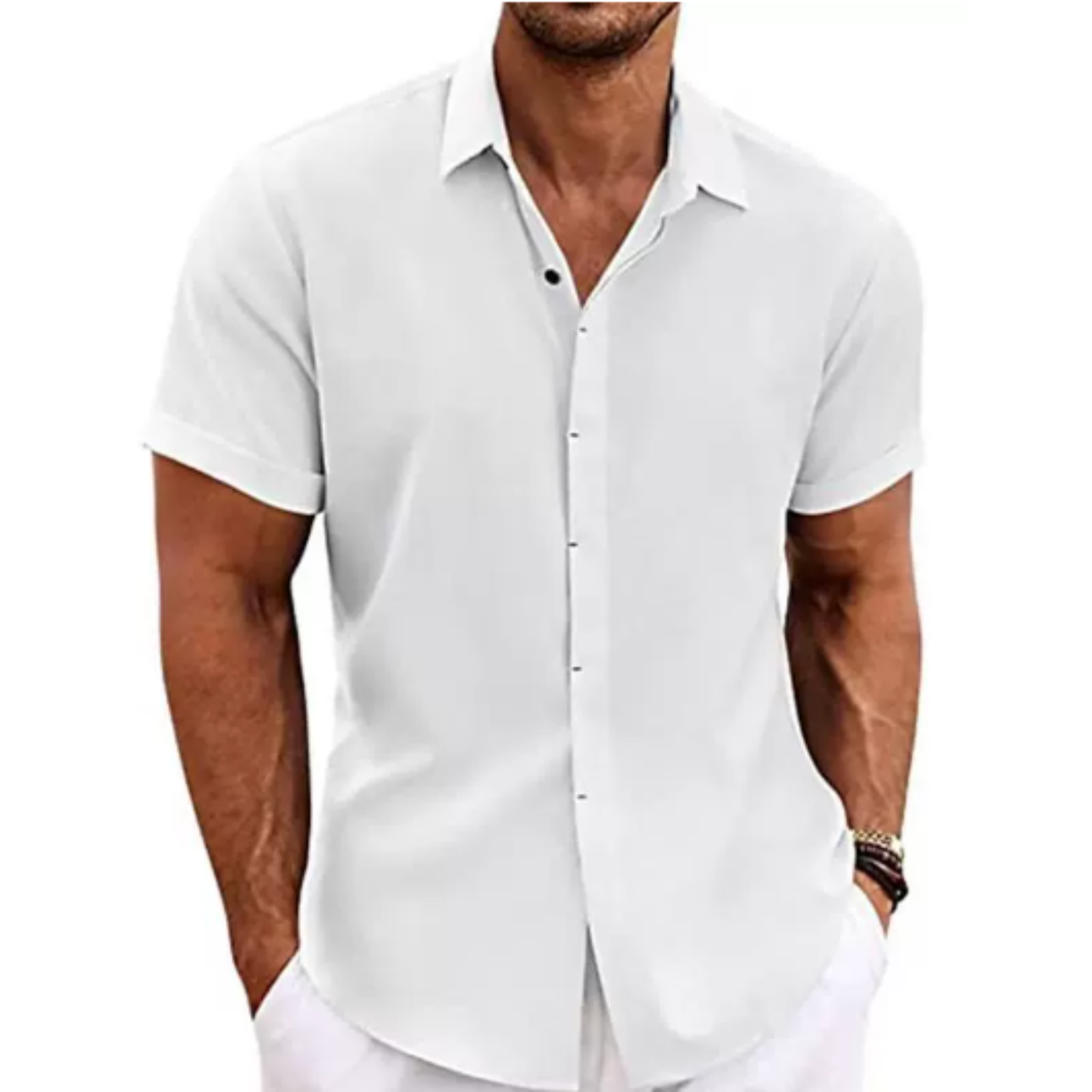 Men's Button-Up Linen Shirt | Timeless, Lightweight and Versatile