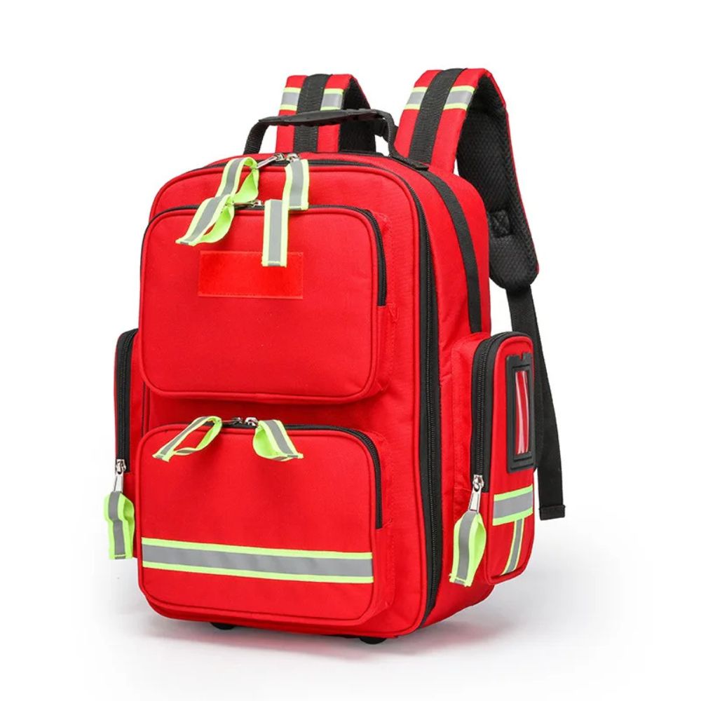 Essential First Aid Emergency Travel Backpack | High-Visibility