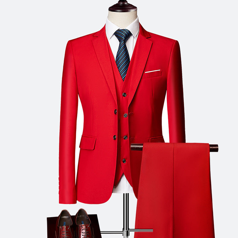 3-piece formal men's suit set 8