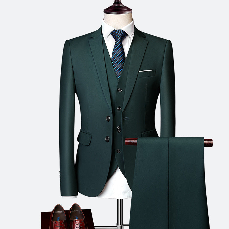 3-piece formal men's suit set 9