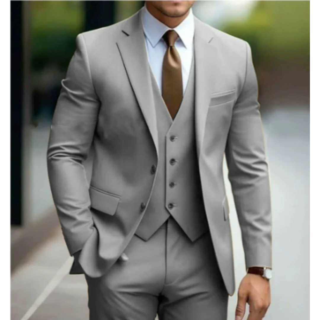 3-piece wedding guest suit for men | Two buttons 11