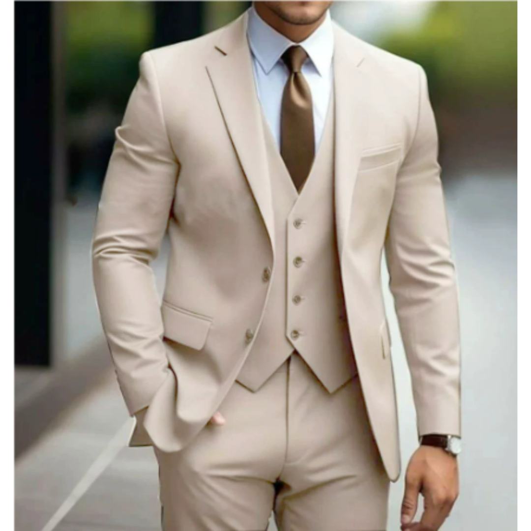 3-piece wedding guest suit for men | Two buttons 6