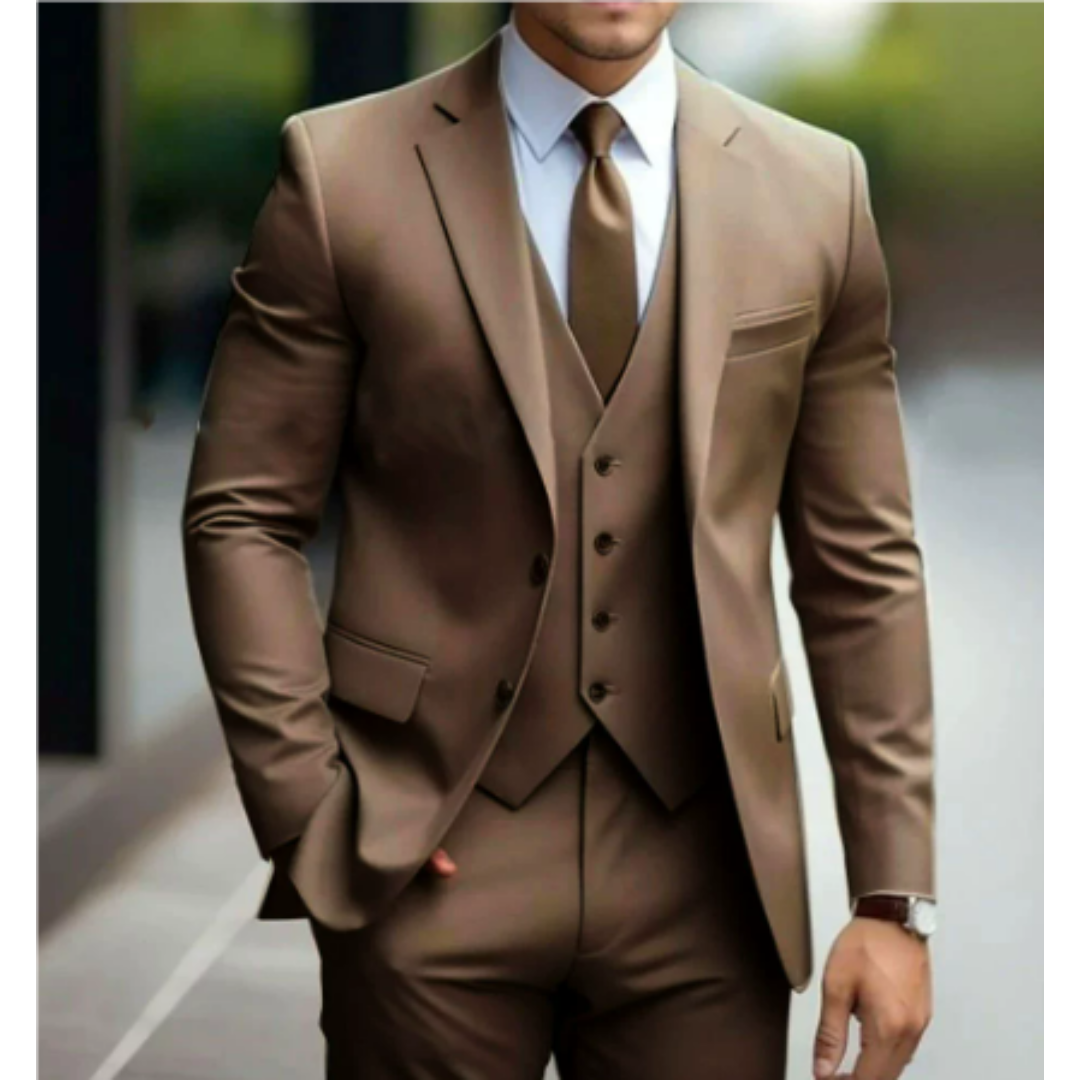 3-piece wedding guest suit for men | Two buttons 7