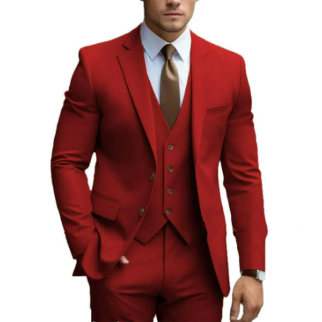 3-piece wedding guest suit for men | Two buttons 9