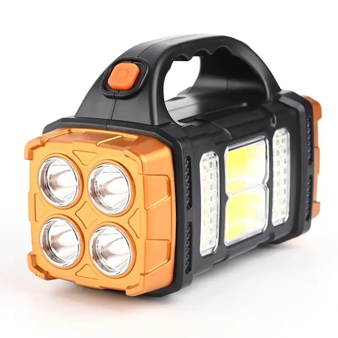 4-in-1 Emergency Zaklamp-Powerbank-solar energy 1