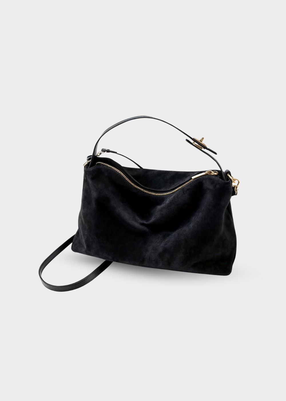 Women's Tote Bag | Elegant Faux Suede Design-4