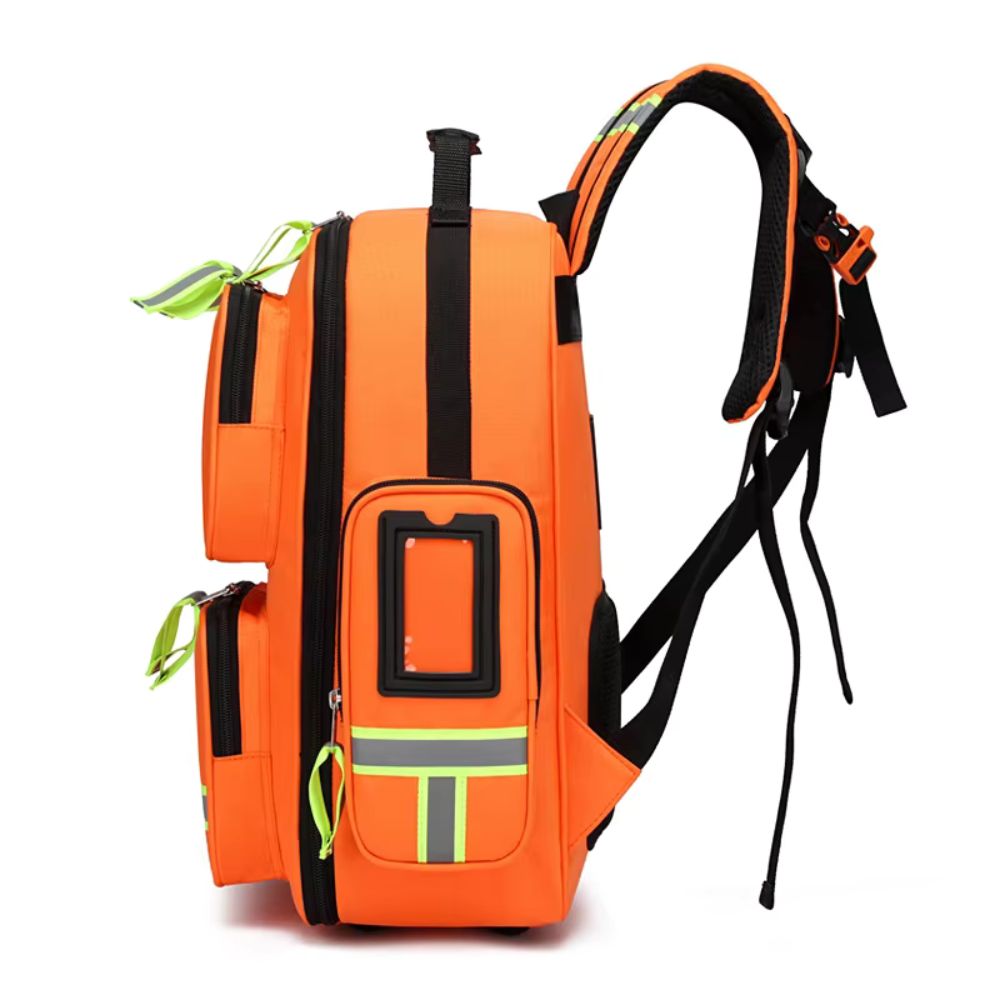 Essential First Aid Emergency Travel Backpack | High-Visibility
