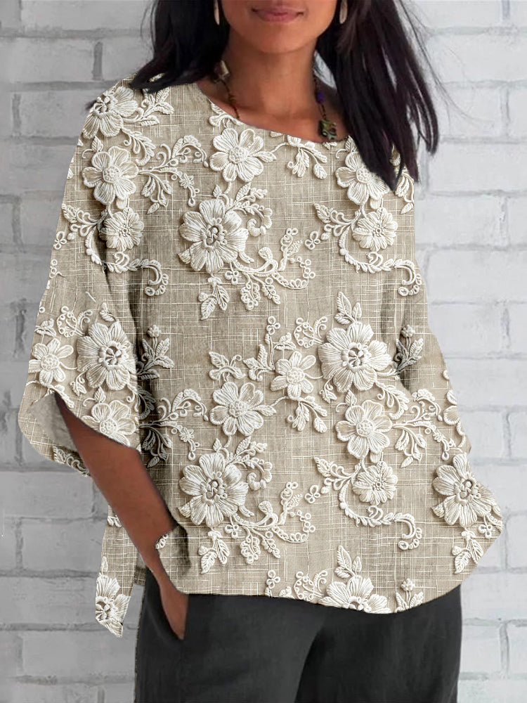 Alira™ - Vintage Printed Top 0