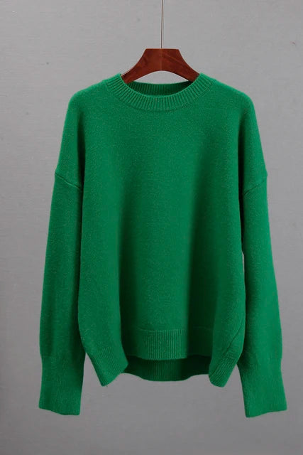 Basic Cashmere Sweater Women 10