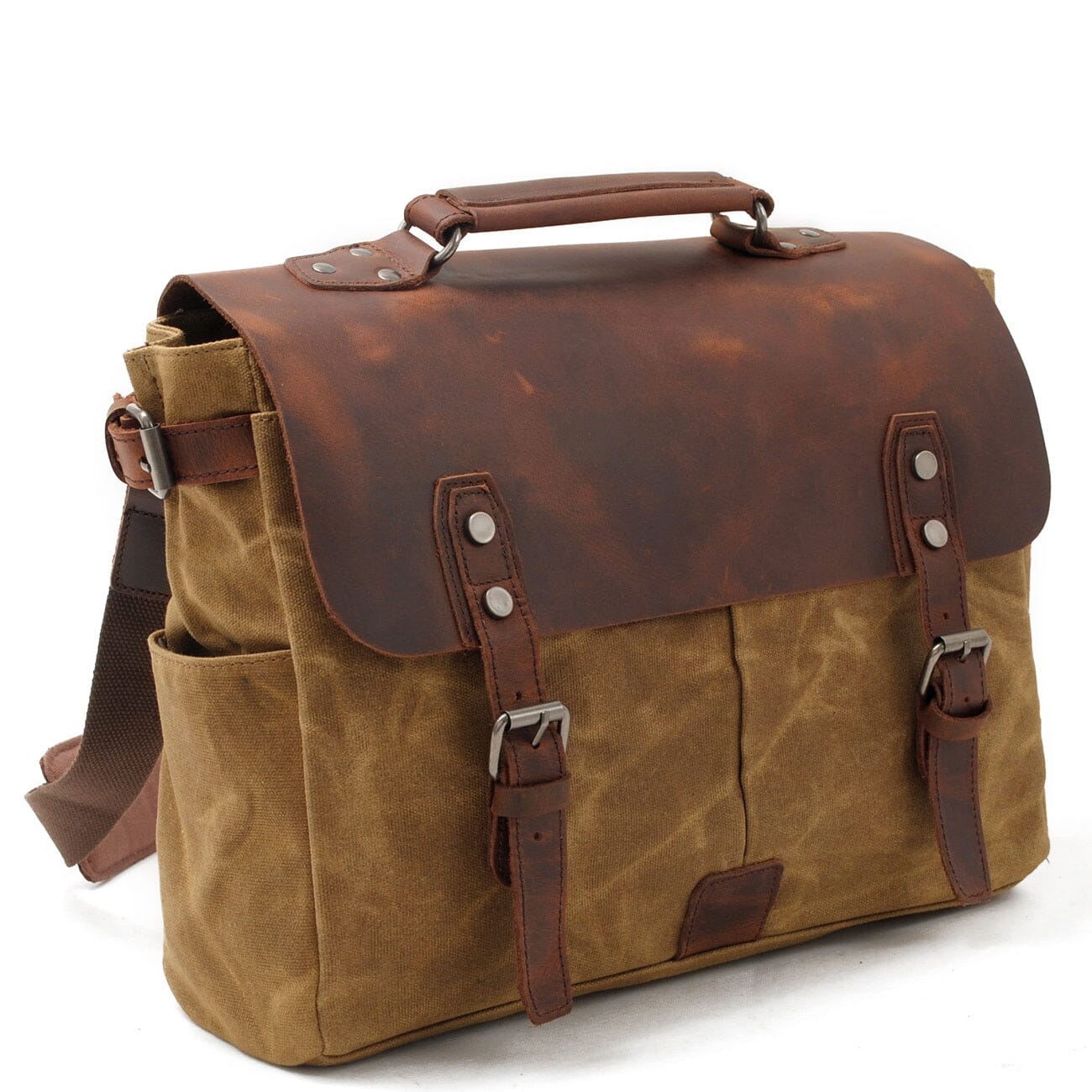 Canvas Crossbody Messenger Bag | PETERSBURG 6