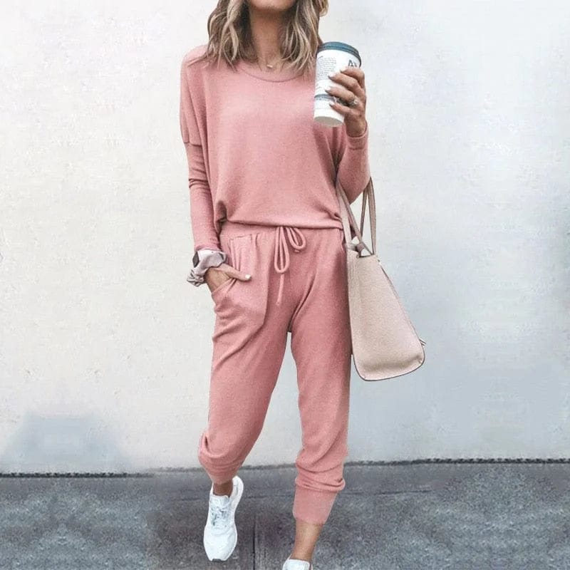 Casual sweatshirt set for spring & summer – comfortable & trendy 0