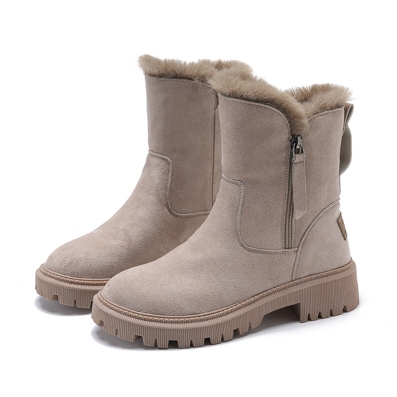 Damen Winter Thermo-Knöchel Stiefel | Warme 0