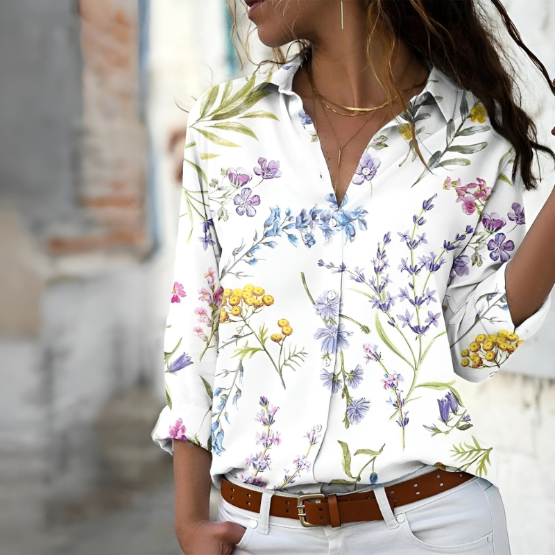 Elegant Printed Blouse For Women | Casual 3