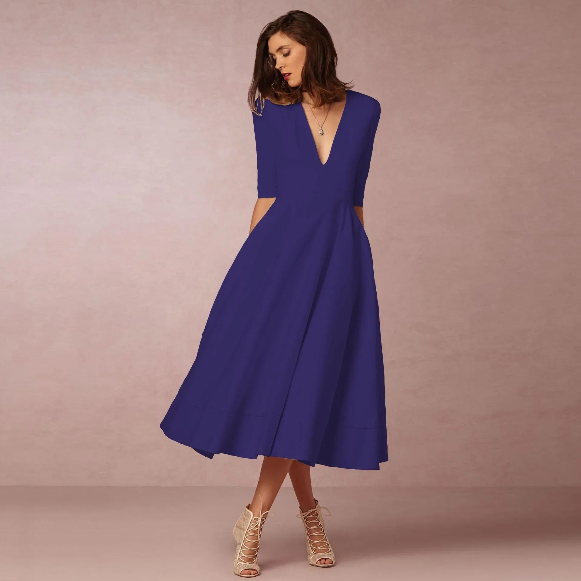Elegant evening dress for women | Midi 0