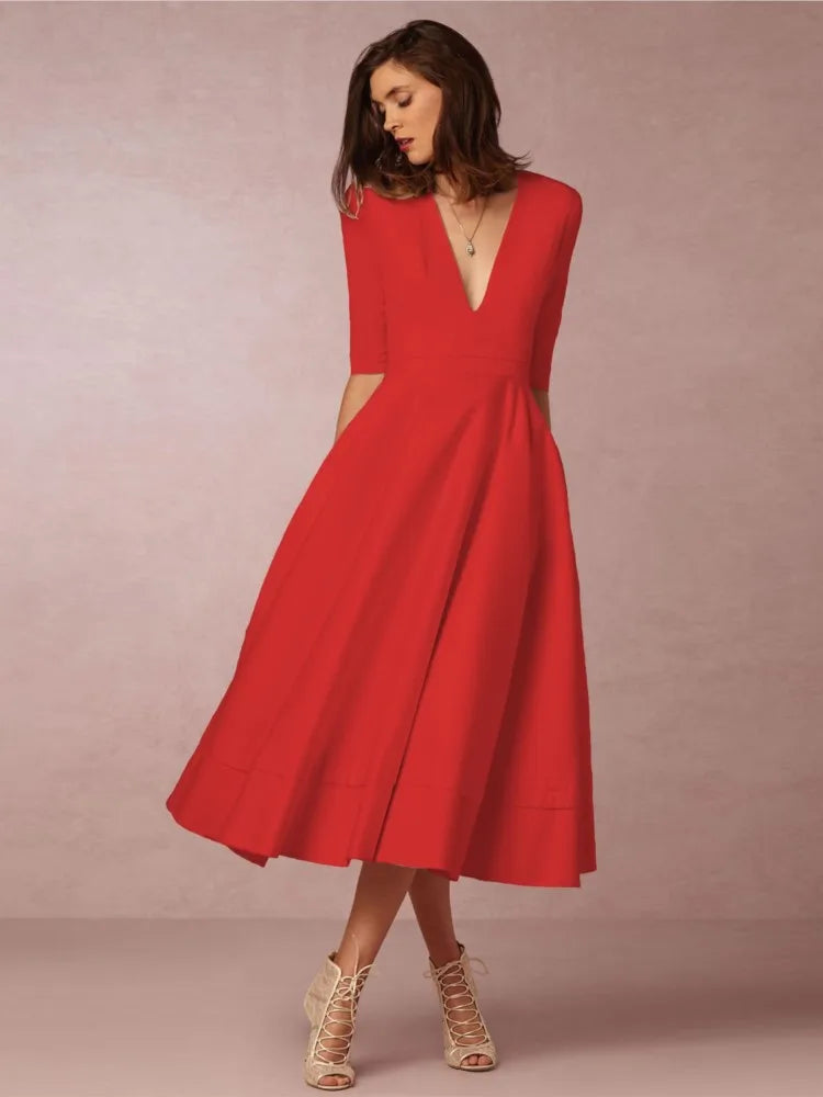 Elegant evening dress for women | Midi 1