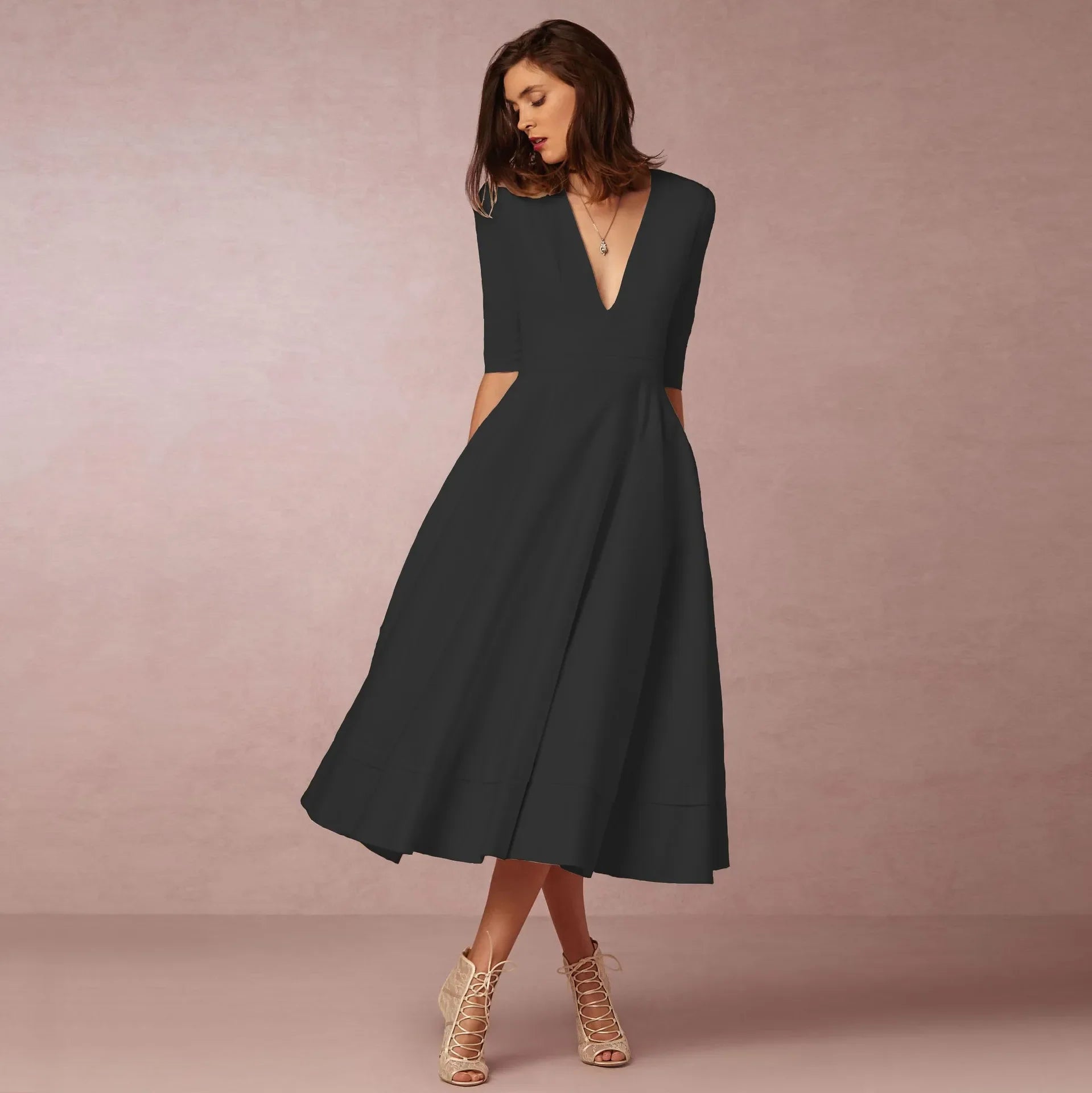 Elegant evening dress for women | Midi 4