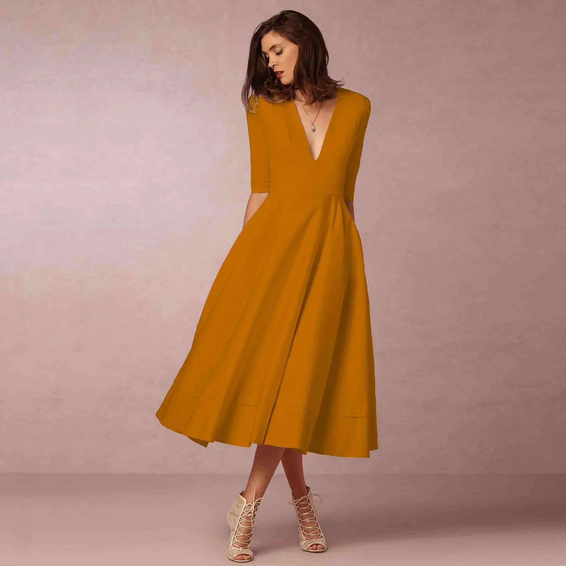 Elegant evening dress for women | Midi 5