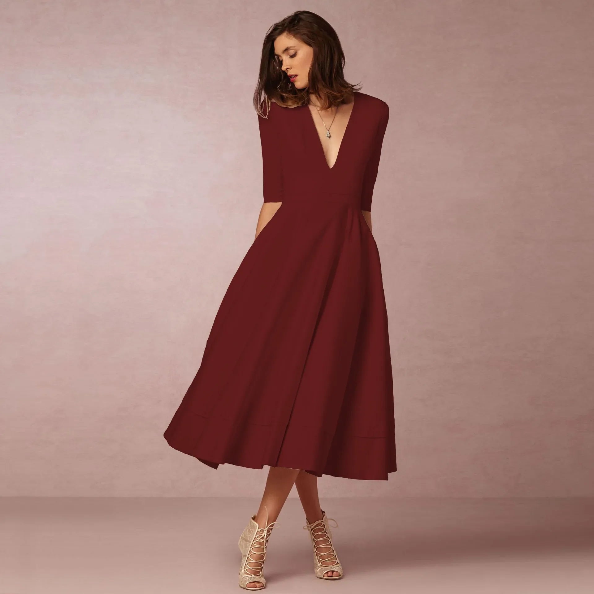 Elegant evening dress for women | Midi 6