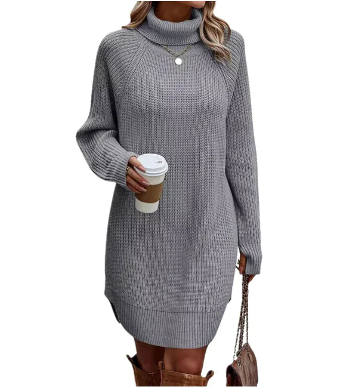Elegant knitted dress for women 2