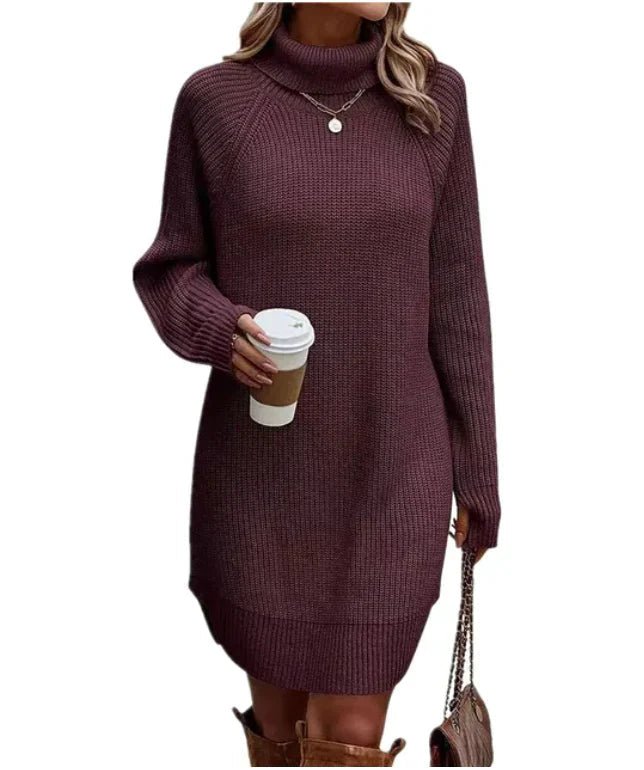 Elegant knitted dress for women 5
