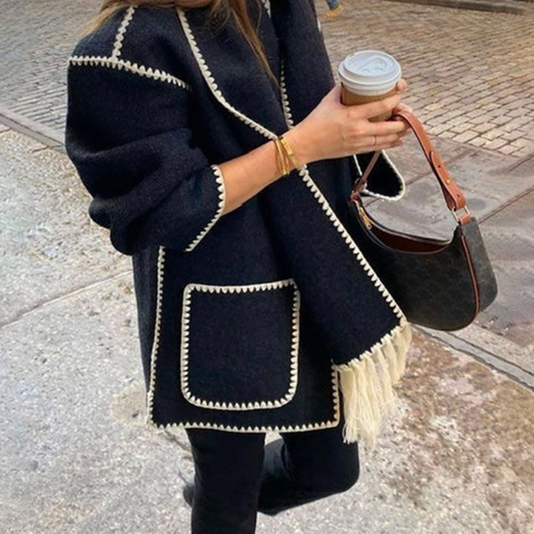 Elegant women's winter jacket with scarf - stylish & warm 6