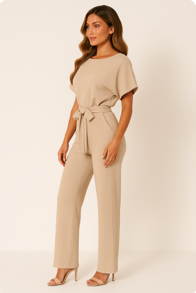 Elva tie belt overall 1