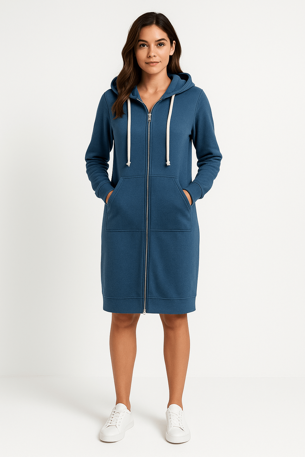 Ember Knee-Length Hoodie 2