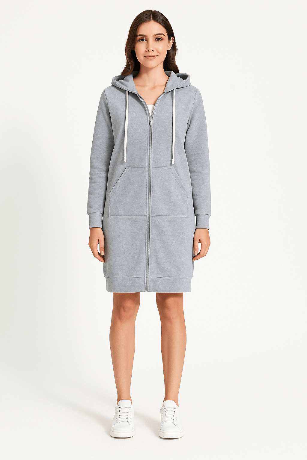 Ember Knee-Length Hoodie 4