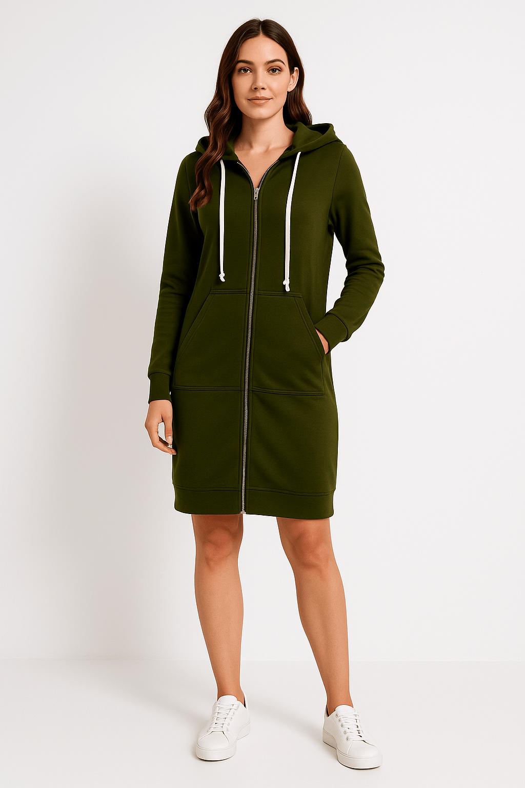 Ember Knee-Length Hoodie 6