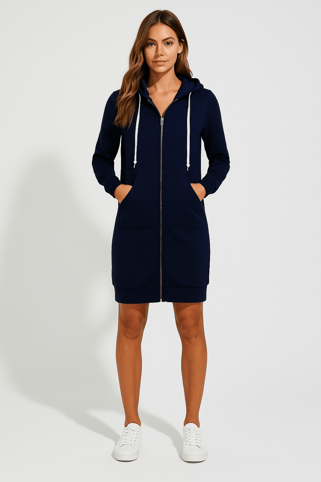 Ember Knee-Length Hoodie 8