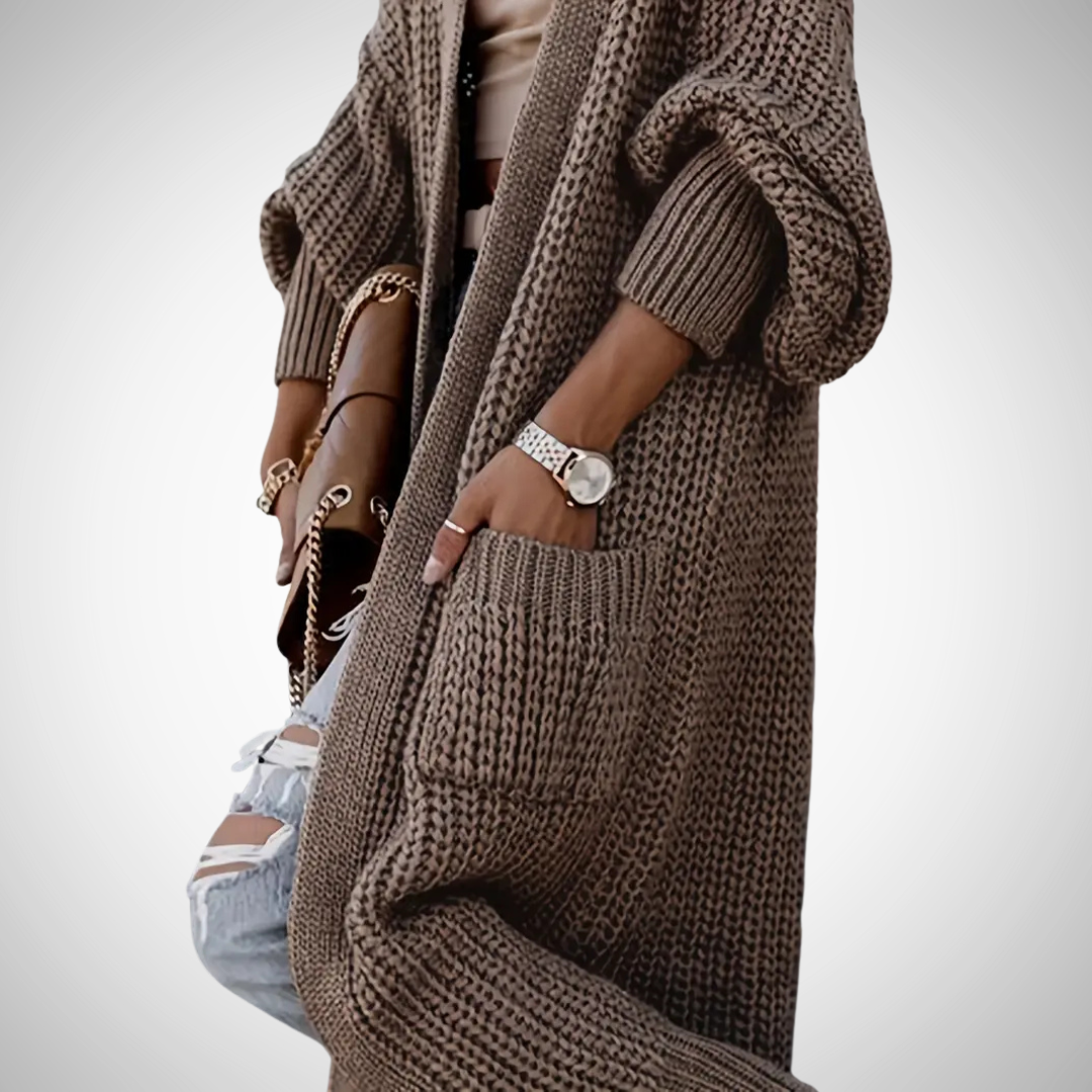 Erlinda Long Cozy Cardigan for Women 1