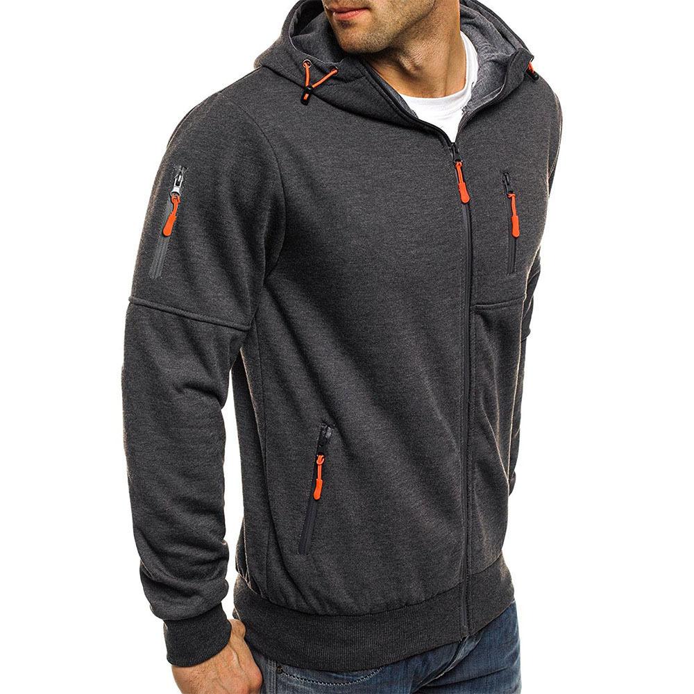 Felix | Stylish sweatshirt jacket with hood 4