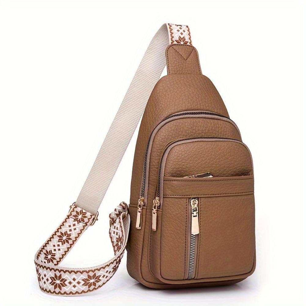 Hazel Vintage Chest Crossbody Bag 0