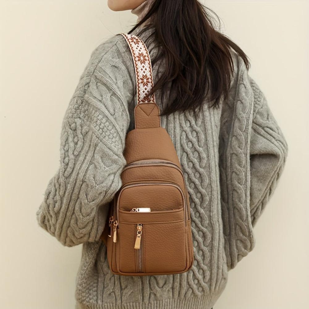 Hazel Vintage Chest Crossbody Bag 2