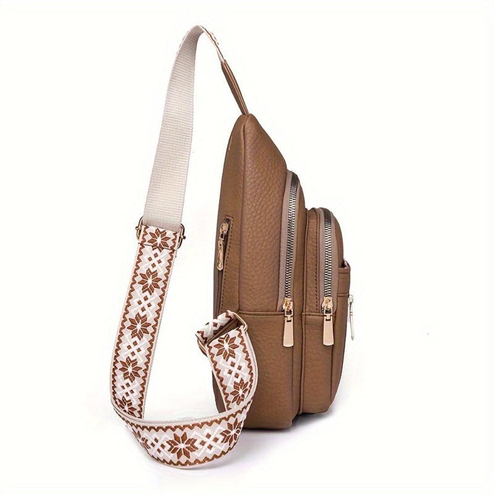Hazel Vintage Chest Crossbody Bag 4
