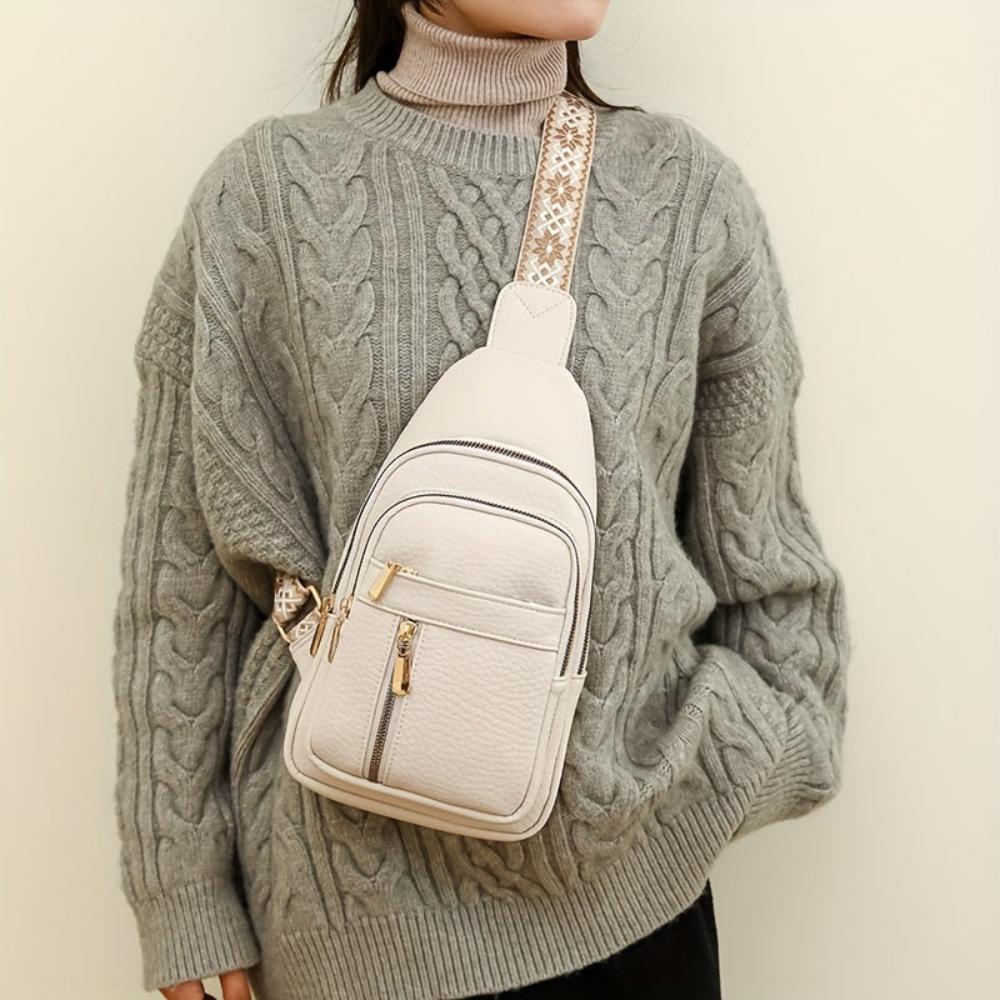 Hazel Vintage Chest Crossbody Bag 8