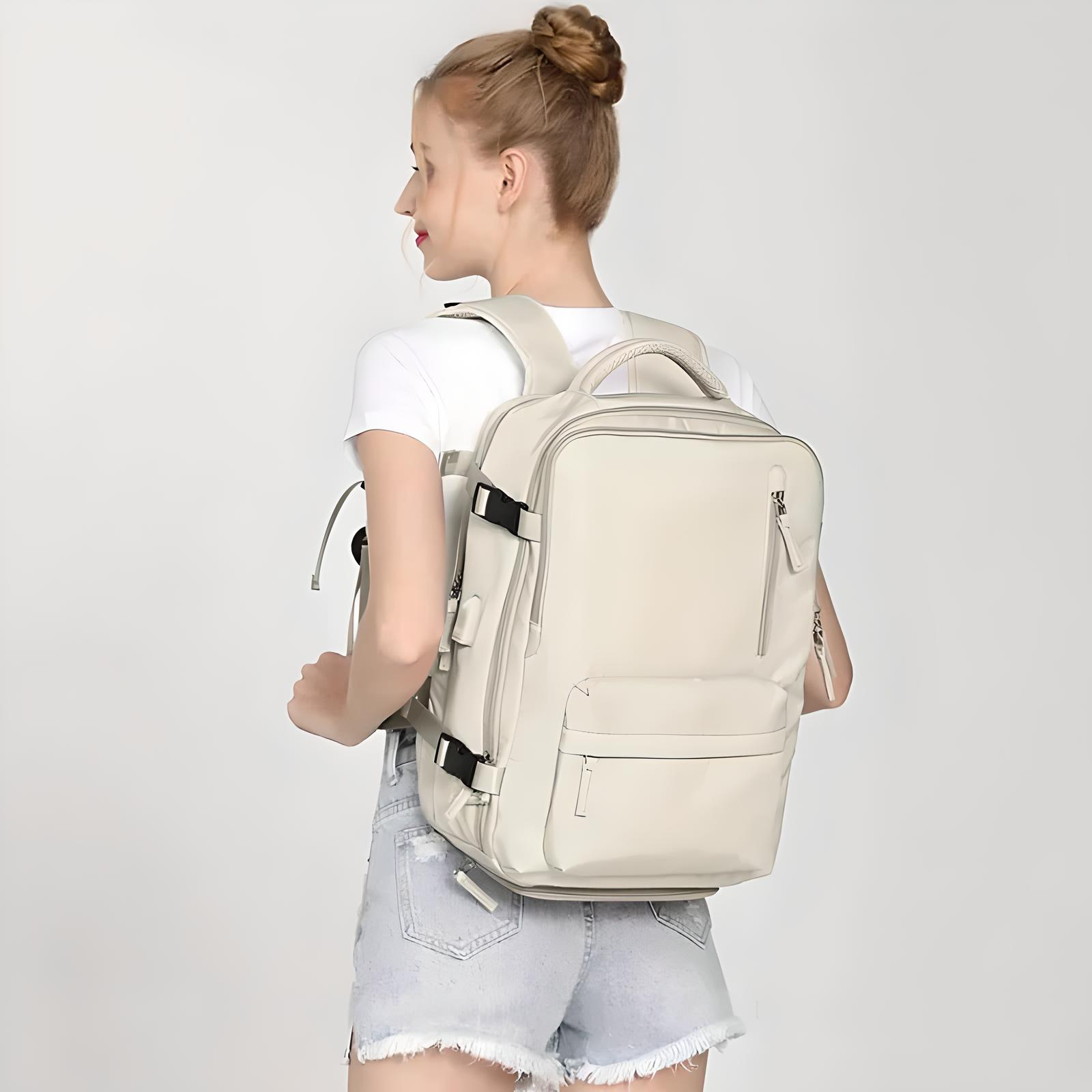 Men's Travel Backpack | Expandable Carry-On with Laptop Compartment-6