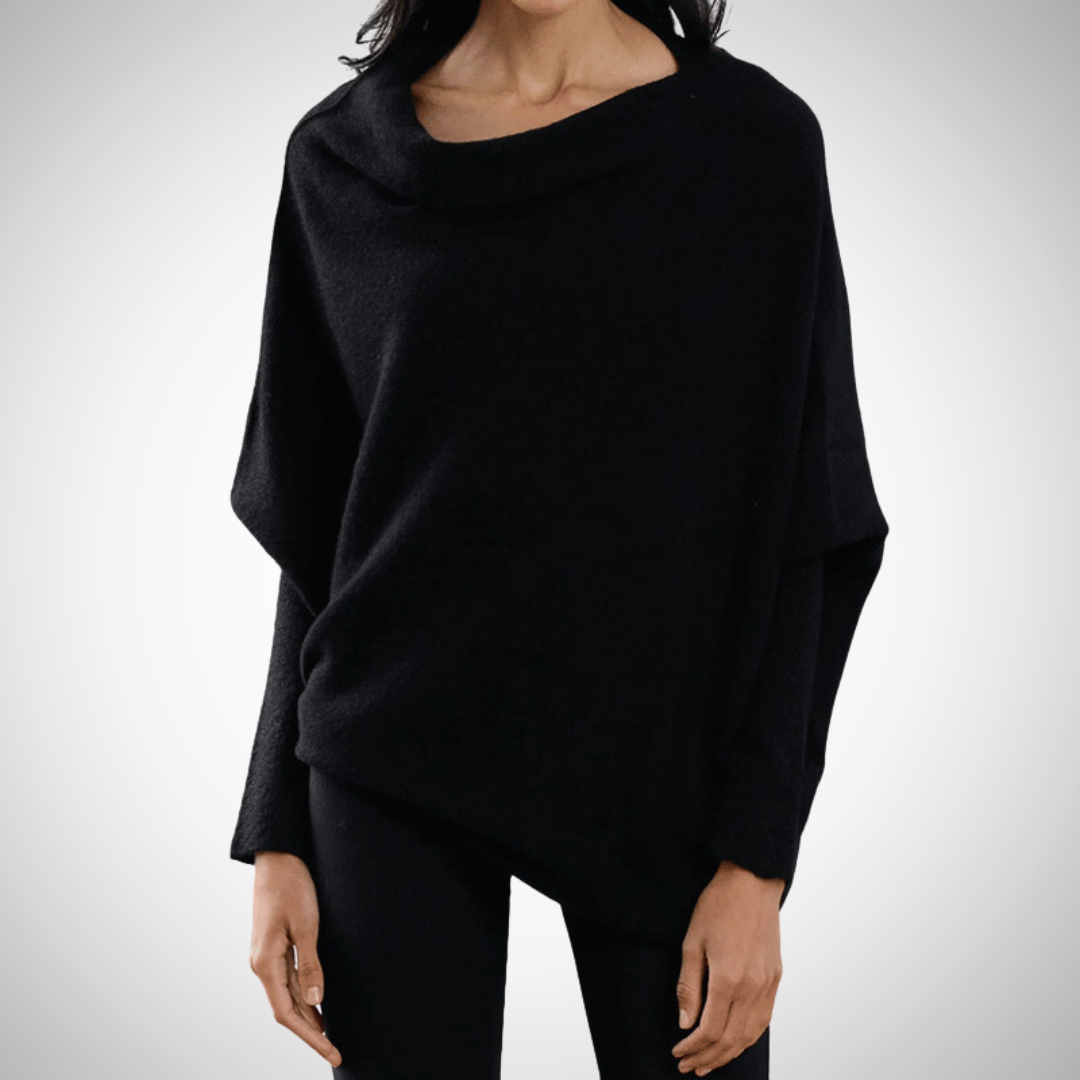 Jennifer Asymmetric Shoulder Sweater for Women 2