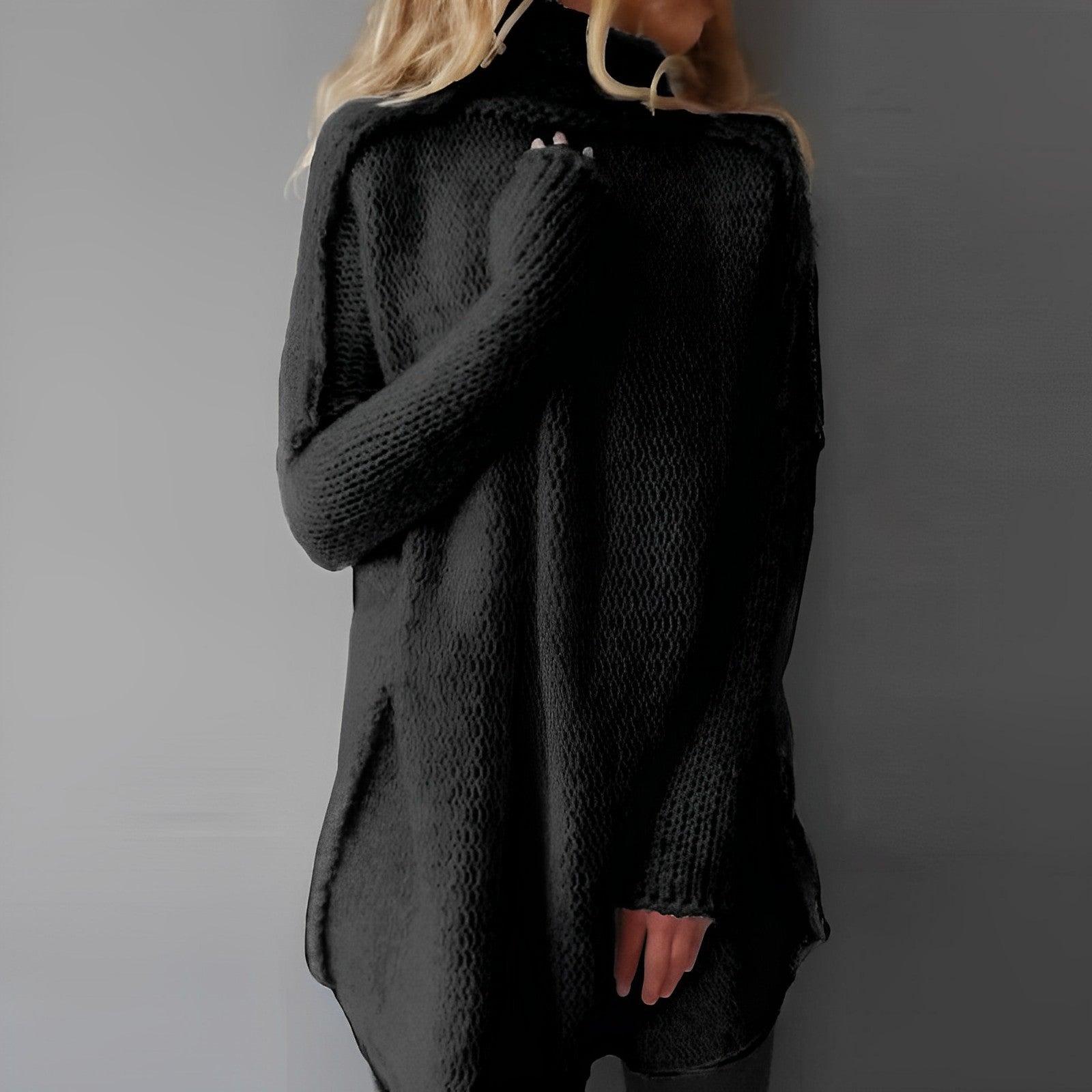 Laura | Long knitted sweater 1