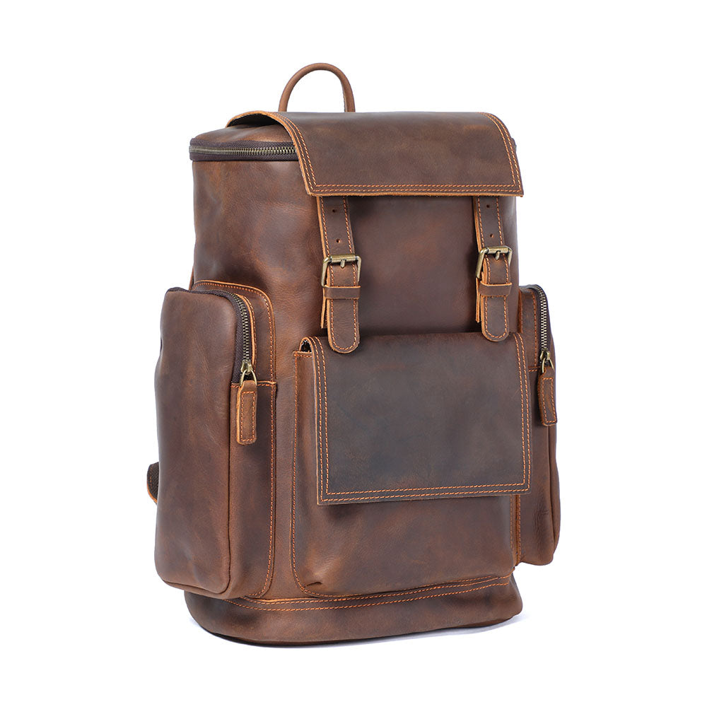 Leather Laptop Backpack | KALMAR 1