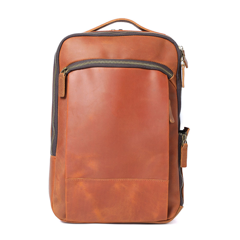 Leather Laptop Rucksack | LARVIK 1