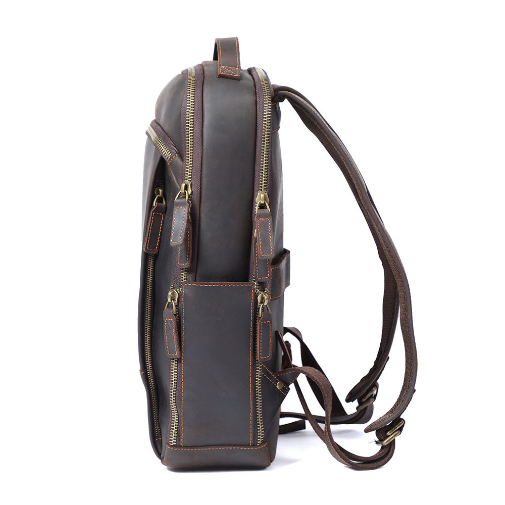 Leather Laptop Rucksack | LARVIK 4