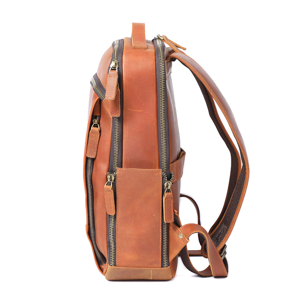 Leather Laptop Rucksack | LARVIK 5