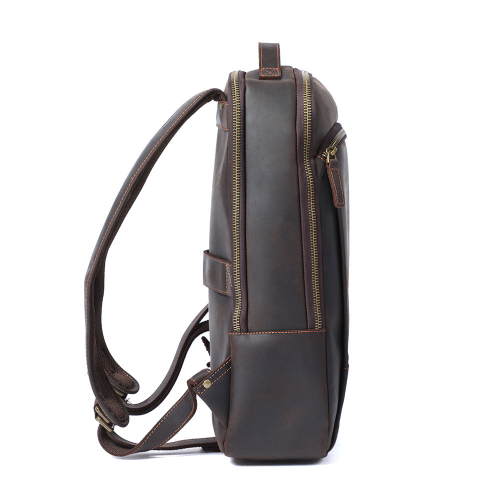 Leather Laptop Rucksack | LARVIK 6