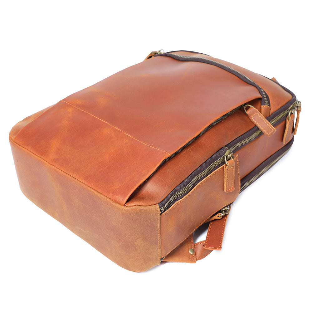 Leather Laptop Rucksack | LARVIK 8